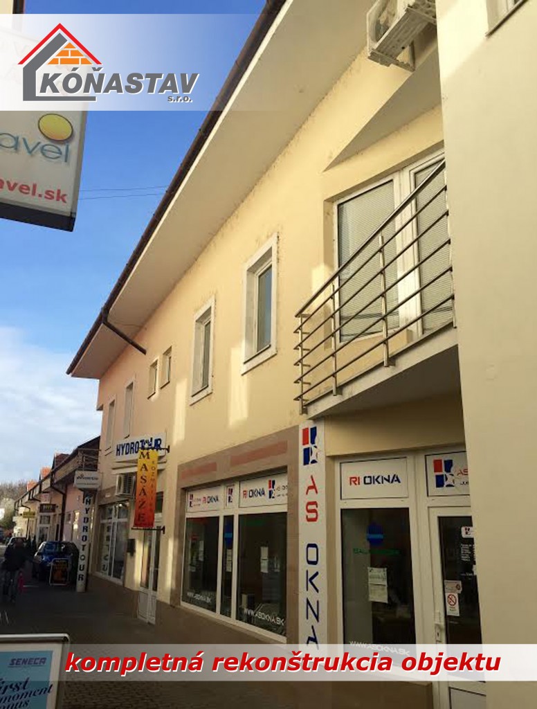 Administratívne a obchodné budovy Nitra, Nové Zámky, Šurany, Komárno
